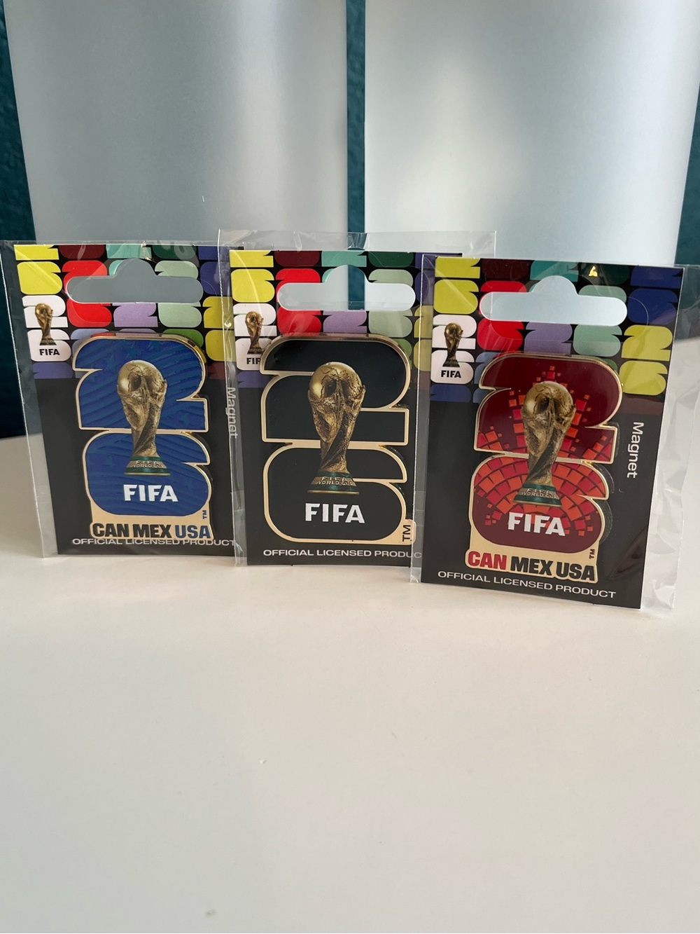 FIFA World Cup 2026 Magnet Can Mex USA Official Licensed Magnets Soccer Football